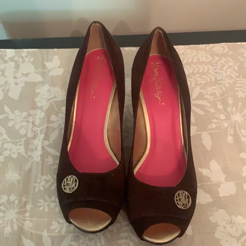 Lilly Pulitzer Suede Wedges - Picture 3 of 12